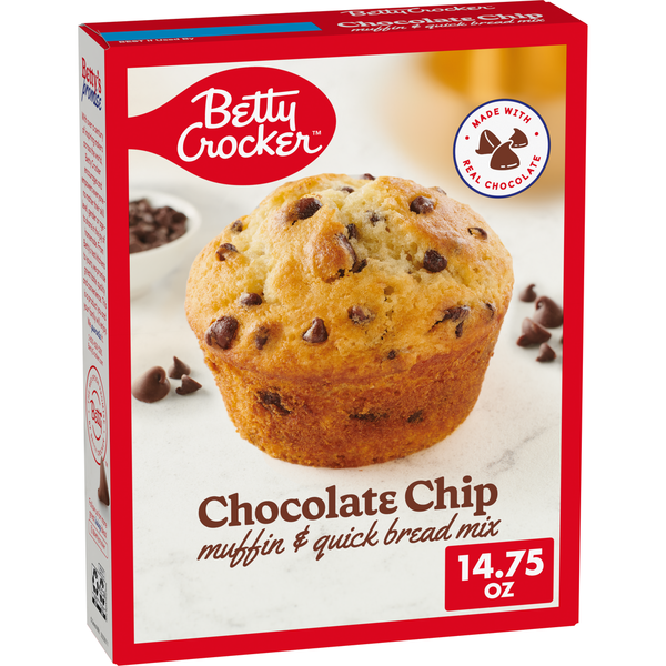 Doughs, Gelatins & Bake Mixes Betty Crocker Chocolate Chip Muffin & Bread Mix hero