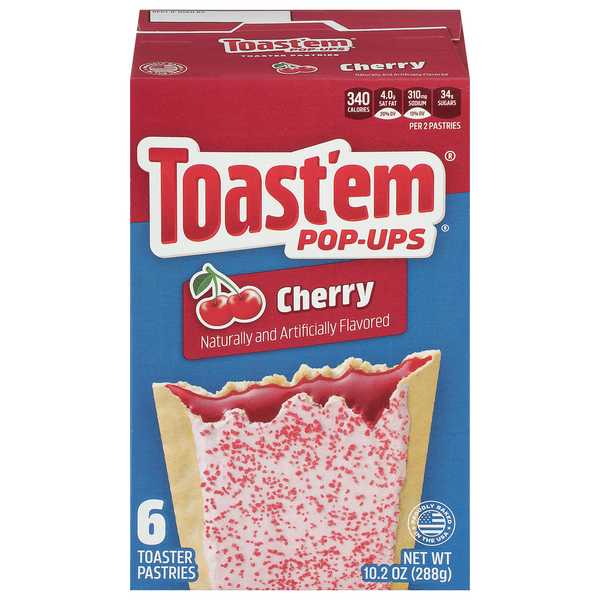 Breakfast Bars & Pastries Toast'em Pop-ups Toaster Pastries, Cherry hero