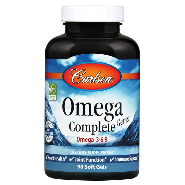 Vitamins & Supplements Carlson Omega Complete Gems hero