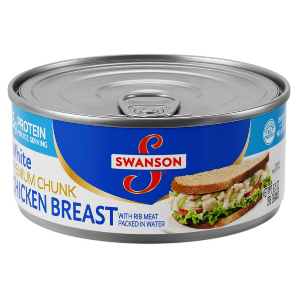 Canned Meat & Seafood Swanson's Premium Chunk Chicken Breast in Water hero