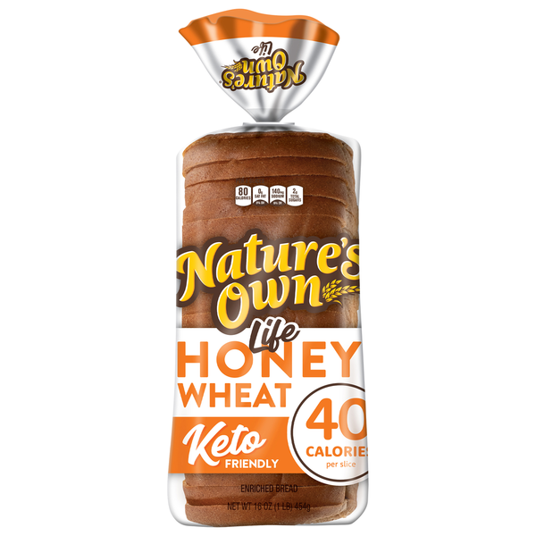 Bread Nature's Own Bread, Enriched, Keto Friendly, Honey Wheat hero