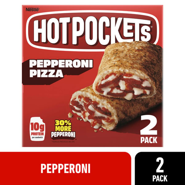 Frozen Meals Hot Pockets Pepperoni Pizza hero