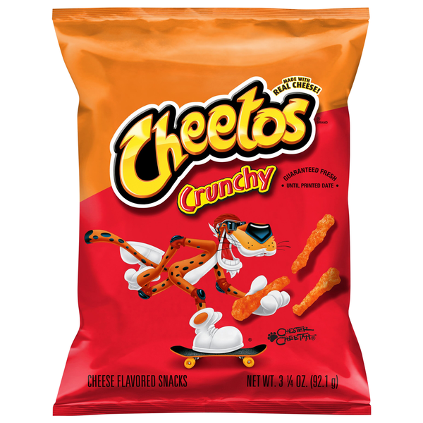 Chips & Pretzels Cheetos Crunchy, Cheese Flavored Snacks hero