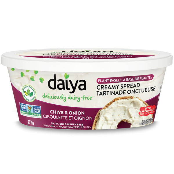 Tofu & Meat Alternatives Daiya Dairy Free Chive and Onion Vegan Creamy Spread hero