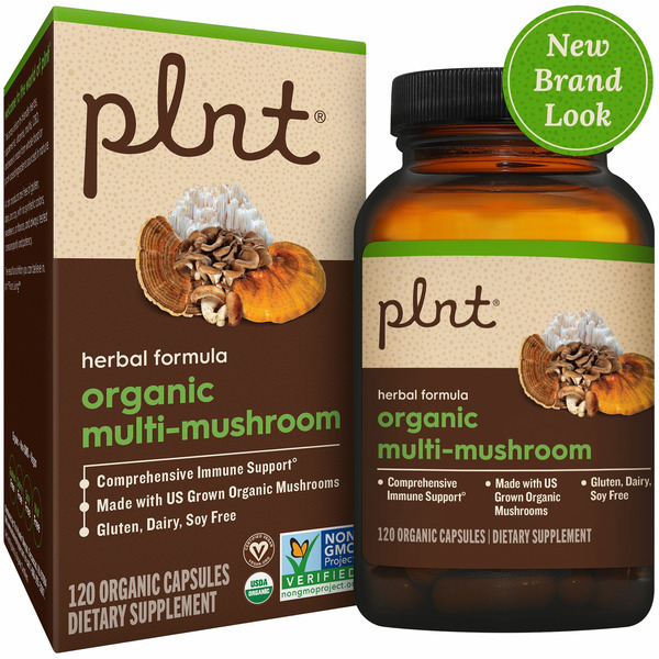 Plnt Organic Multi-Mushroom Capsules hero