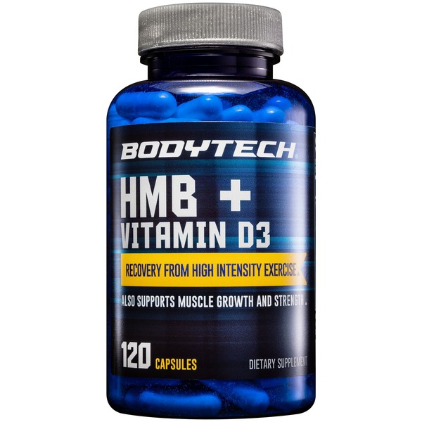 Vitamin D BodyTech HMB + Vitamin D - (120 Vegetable Capsules) hero