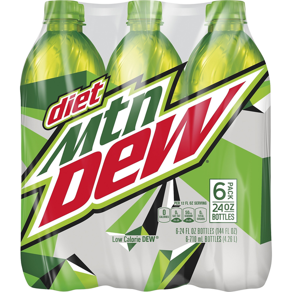 Soft Drinks Mountain Dew Soda, Diet hero