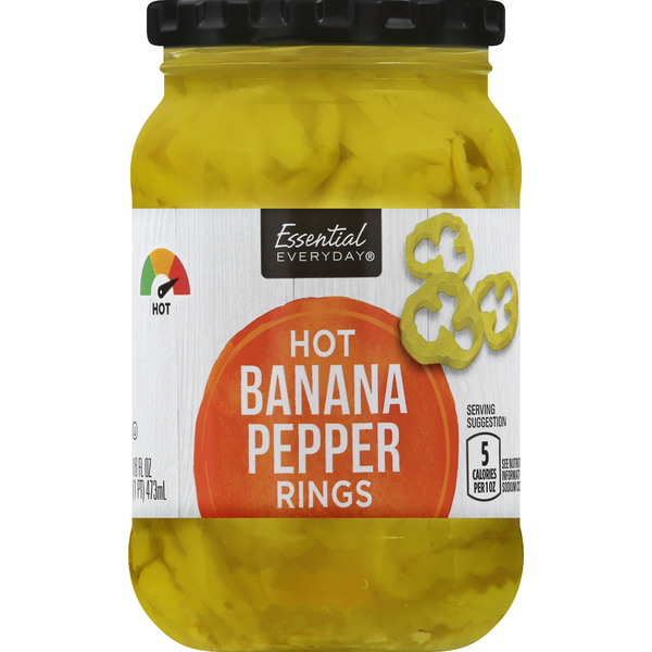 Pickled Goods & Olives Essential Everyday Banana Pepper, Rings, Hot hero