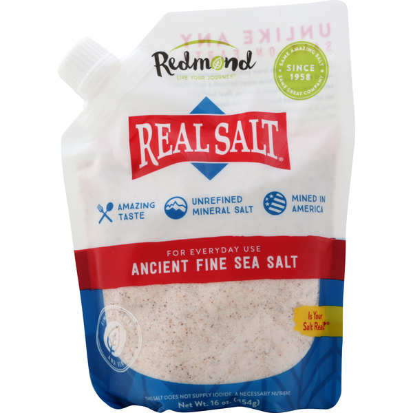 Condiments Redmond Sea Salt, Ancient, Fine hero