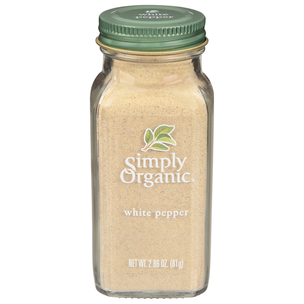 Spices & Seasonings Simply Organic White Pepper hero