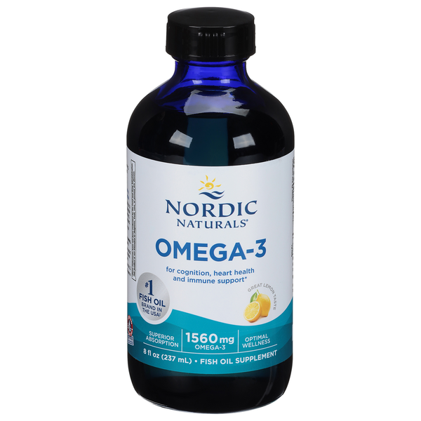 Supplement Oils Nordic Naturals Omega-3, Great Lemon Taste hero