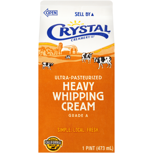 Milk Crystal Creamery Heavy Whipping Cream hero