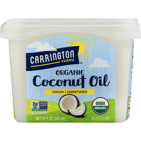 Oils & Vinegars Carrington Farms Coconut Oil, Virgin, Unrefined, Organic hero