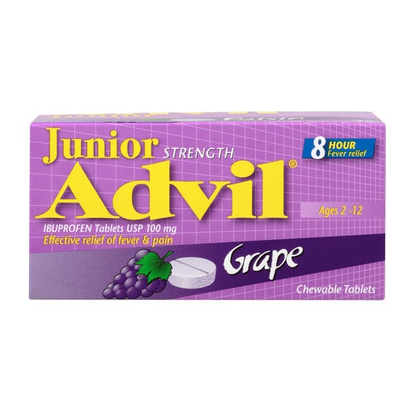 First Aid Advil - Children Jr  Chews, Grape hero