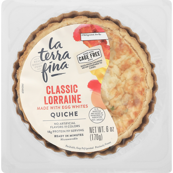 Prepared Meals La Terra Fina Quiche, Classic Lorraine hero