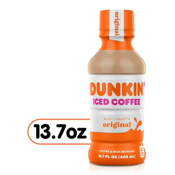 Coffee Dunkin' Original Iced Coffee Bottle hero