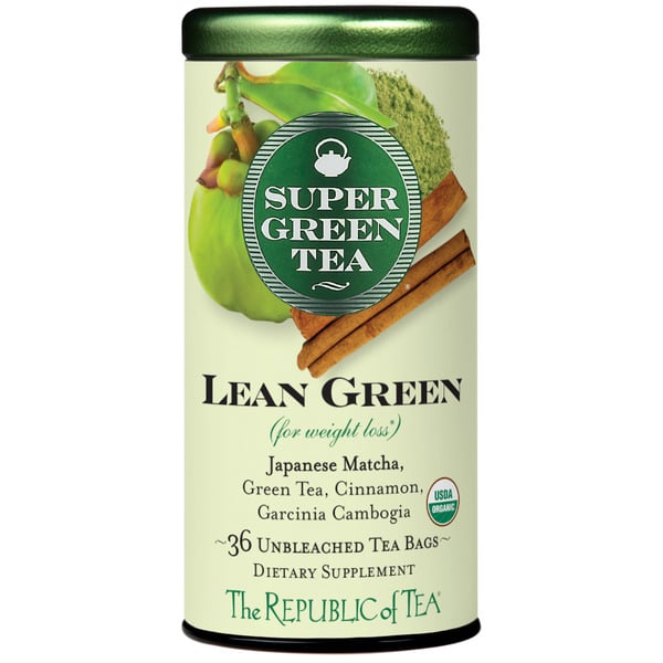 Tea The Republic of Tea Lean Green Super Green Tea, Japanese Matcha Green Tea hero