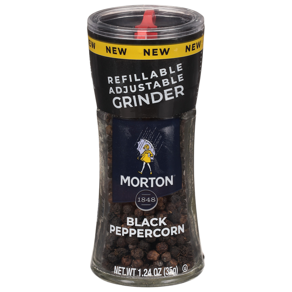 Morton Black Peppercorn Grinder hero