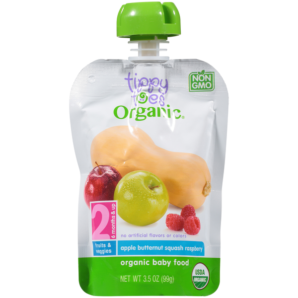 Baby Food & Formula Tippy Toes Apple Butternut Squash Raspberry Organic Baby Food hero