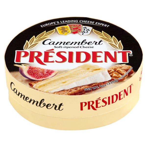 Specialty Cheeses Président Camembert Soft Ripened Cheese hero