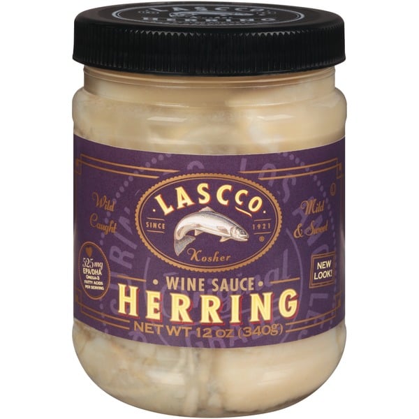 Packaged Seafood Lasc Co. Herring in Wine hero