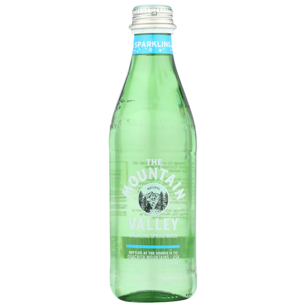 Water, Seltzer & Sparkling Water The Mountain Valley Sparkling Spring Water Sparkling 333Ml Glass hero