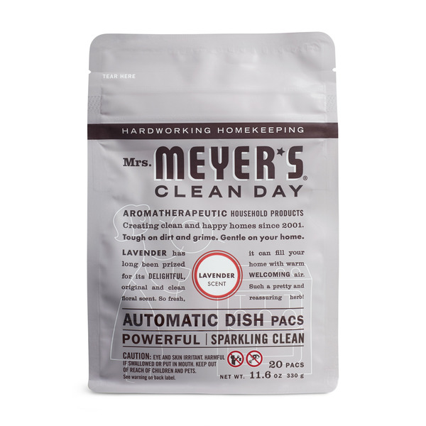 Dish Detergents Mrs. Meyer's Clean Day Automatic Dish Pacs hero