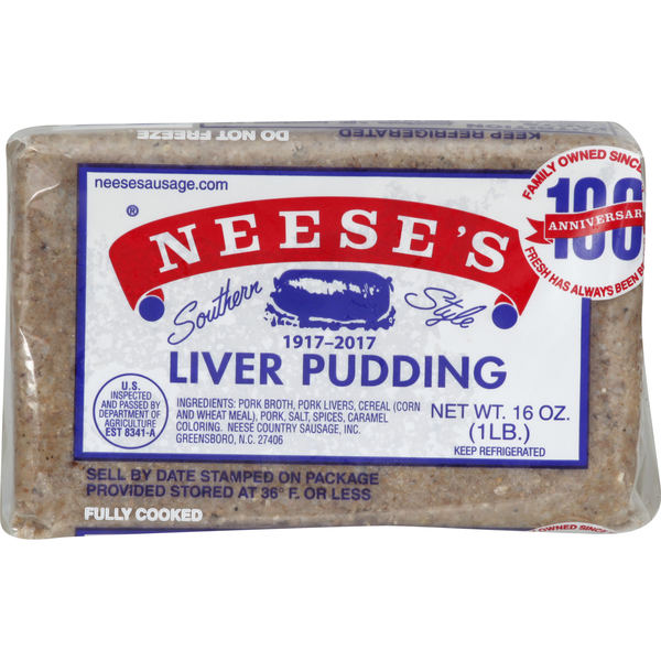 Bacon & Breakfast Meat Neeses Liver Pudding, Southern Style hero