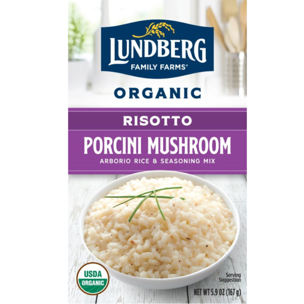 Instant Foods Lundberg Family Farms Organic Porcini Mushroom Risotto hero