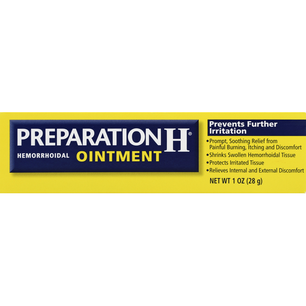 First Aid Preparation H Hemorrhoidal Ointment hero