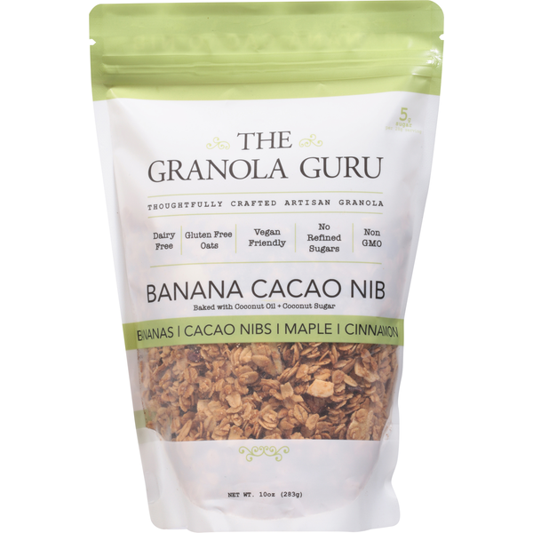 Baby First Aid & Vitamins The Granola Guru Granola, Banana Cacao Nib hero