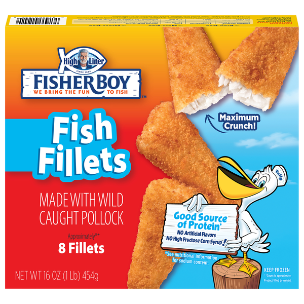 Frozen Meat & Seafood Fisher Boy Fish Fillets hero