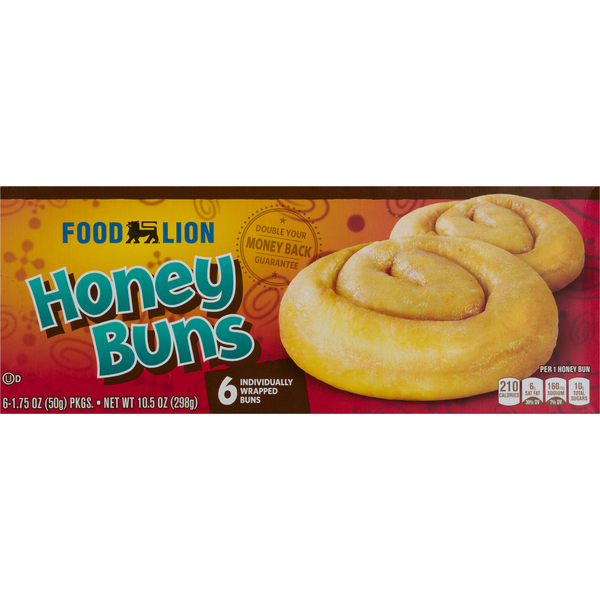 Breakfast Breads, Donuts & More Food Lion Honey Buns hero