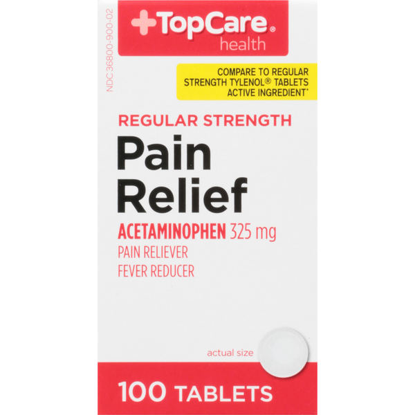 Muscles, Joints & Pain Relief TopCare Pain Relief, Regular Strength, 325 mg, Tablets hero