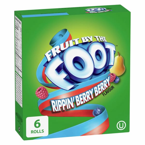 Fruit & Vegetable Snacks Fruit by the Foot Fruit Flavoured Snacks, Rippin' Berry Berry, Gluten Free hero