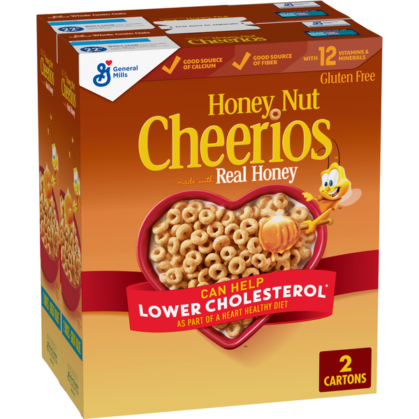 Cereal & Granola Honey Nut Cheerios Heart Healthy Cereal With Happy Heart Shapes hero