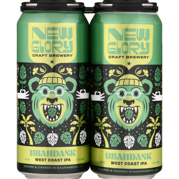 Beers & Coolers New Glory Craft Brewery Beer, West Coast IPA, Ubahdank hero