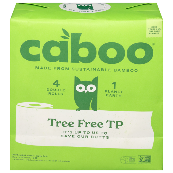 More Household Caboo Bamboo Bath Tissue, Double Rolls, 2 Ply hero