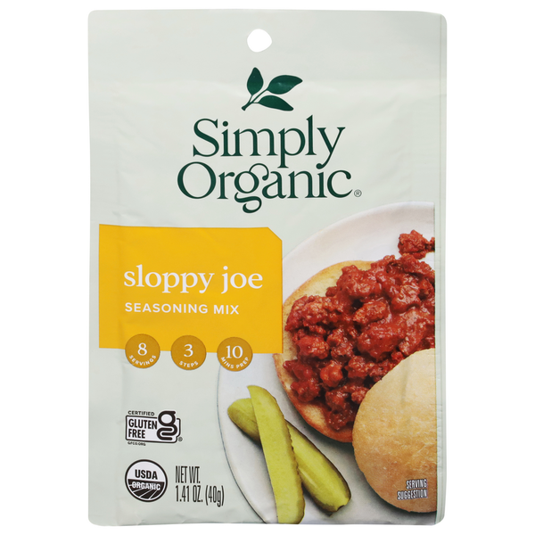 Marinades & Meat Preparation Simply Organic Seasoning Mix, Sloppy Joe hero