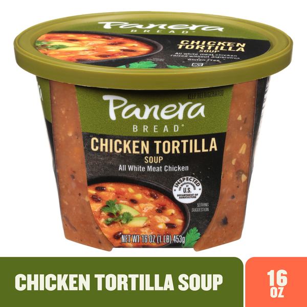 Grab & Go Panera Bread Chicken Tortilla Soup Cup (Gluten Free) hero