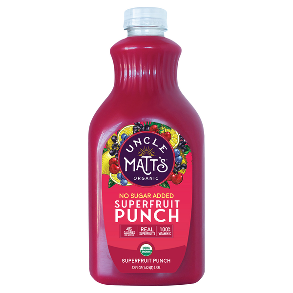 Uncle Matt's Organic Superfruit Punch hero