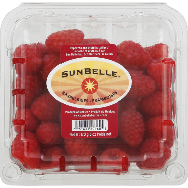 Packaged Produce & Salad Raspberries hero