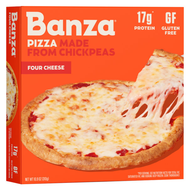 Frozen Meals Banza Four Cheese Pizza - Gluten Free, High Protein, Lower Carb hero