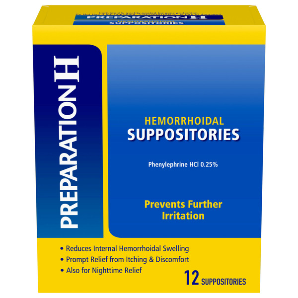 Digestion Preparation H Hemorrhoid Suppositories hero