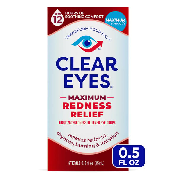 Eye & Ear Care Clear Eyes Eye Drops Max Redness Relief hero