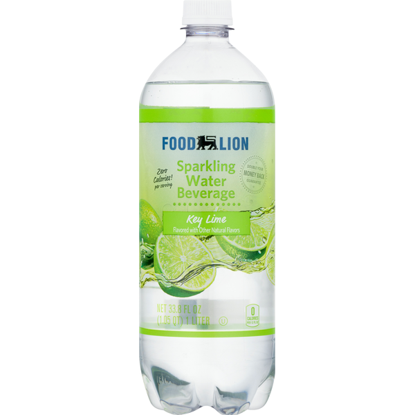 Water, Seltzer & Sparkling Water Food Lion Sparkling Water Beverage, Key Lime hero