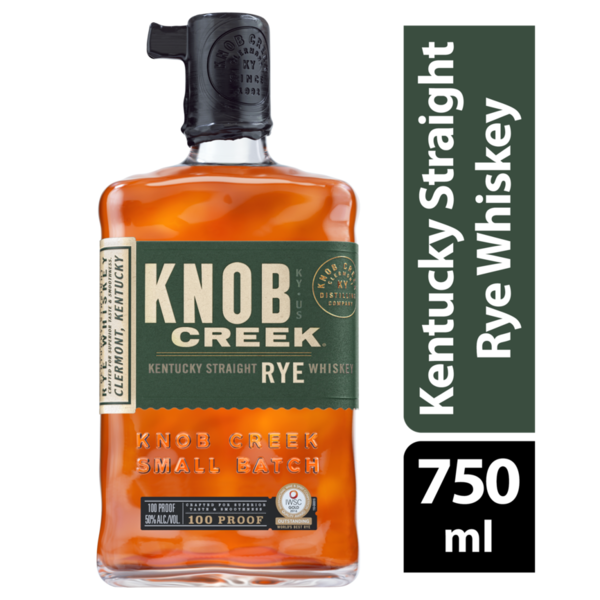 Whiskey Knob Creek Kentucky Straight Rye Whiskey hero