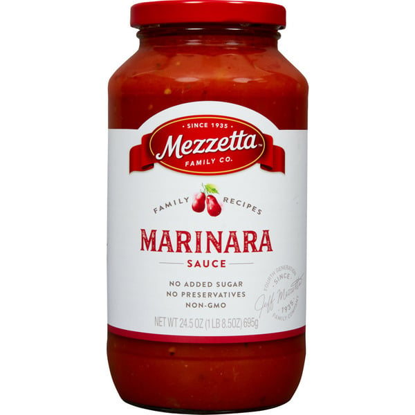 Pasta Sauce Mezzetta Family Recipes Marinara Sauce hero