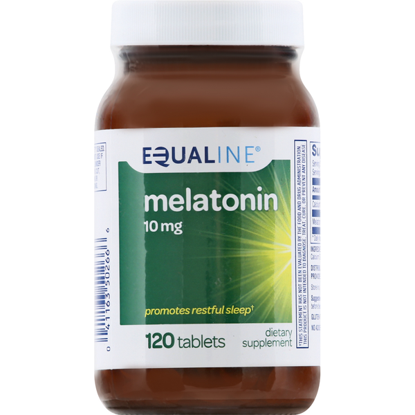 Vitamins & Supplements Equaline Melatonin, 10 mg, Tablets hero