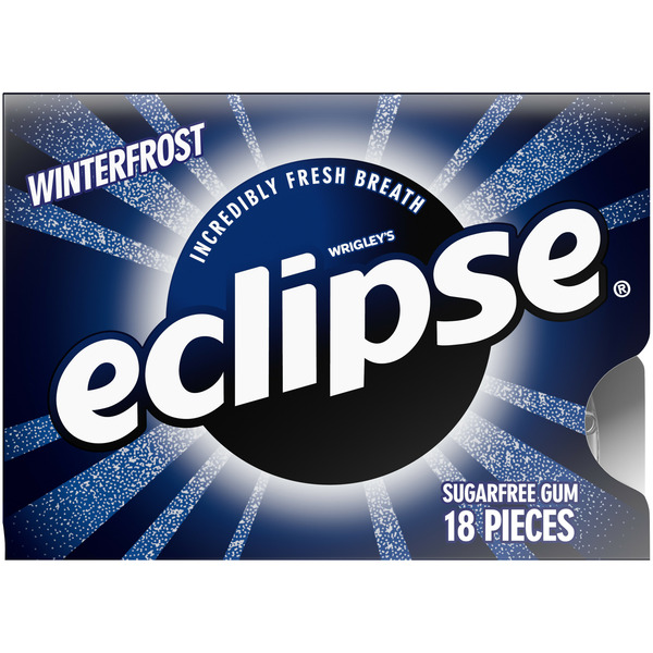 Mint & Gum Eclipse Winterfrost Sugar Free Chewing Gum Single Pack 18 Piece hero